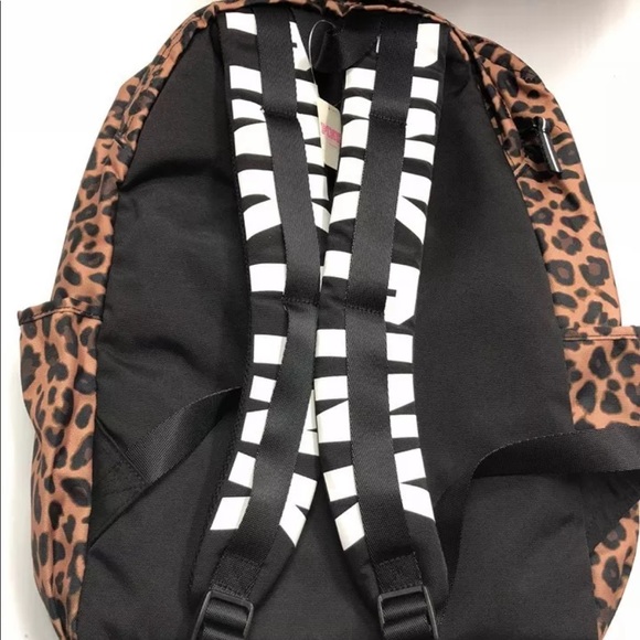 VS PINK Leopard / Cheetah Print Design Backpack - Picture 4 of 4